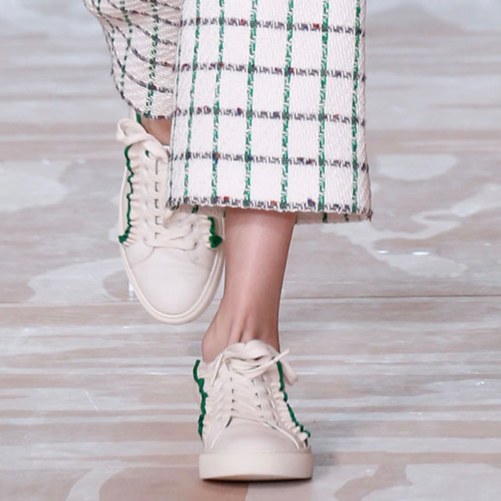 Tory Burch Sport Ruffle Sneaker Runway